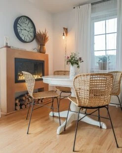 Set Di 2 Sedie Da Pranzo Rattan Naturale ELFROS -Beliani undef src sa picid 777375 type whitesh image