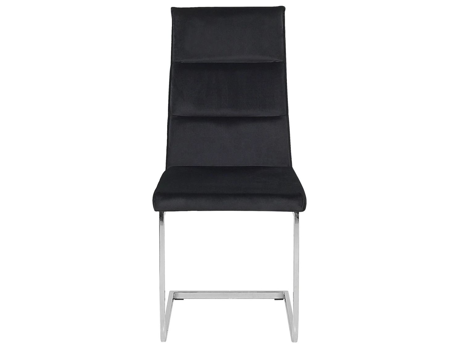 Set Di 2 Sedie Velluto Nero ROCKFORD 6 Set Di 2 Sedie Velluto Nero ROCKFORD - immagine 4