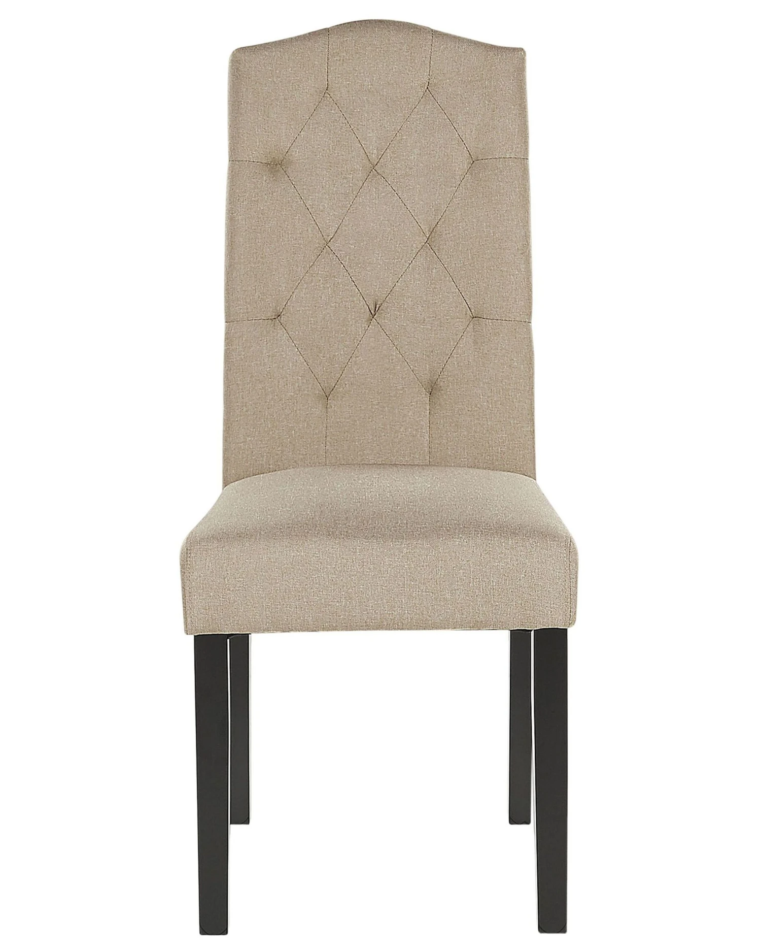 Set Di 2 Sedie Da Pranzo Tessuto Beige SHIRLEY - immagine 8