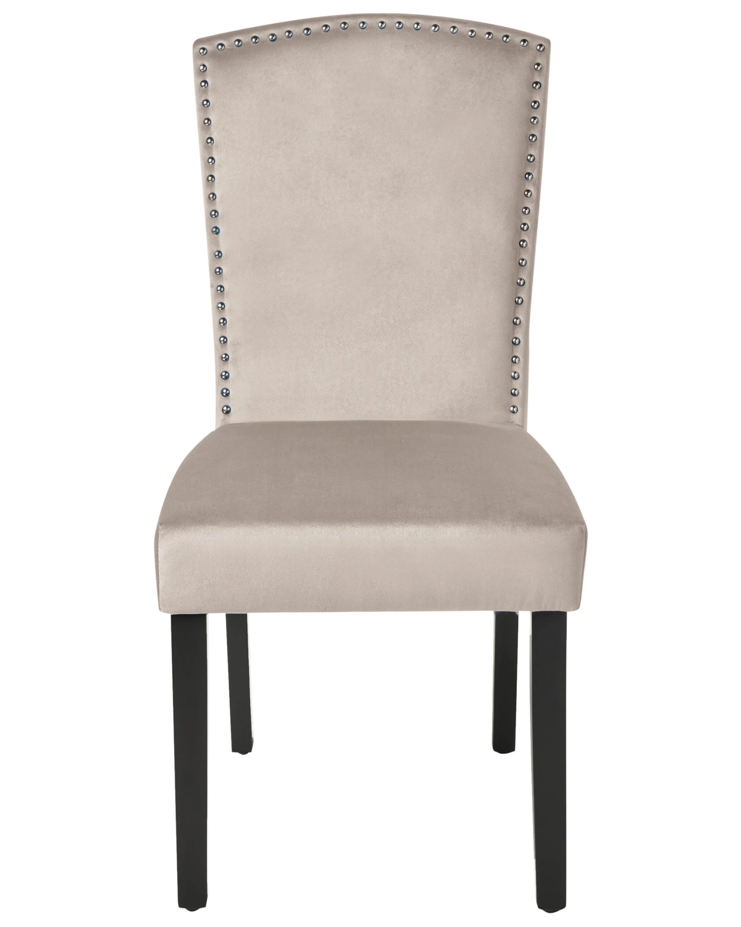 Set Di 2 Sedie Da Pranzo Velluto Grigio PISECO - immagine 4