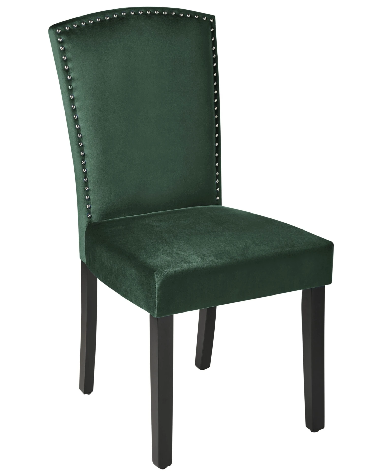 Set Di 2 Sedie Da Pranzo Velluto Verde PISECO 5 Set Di 2 Sedie Da Pranzo Velluto Verde PISECO - immagine 3