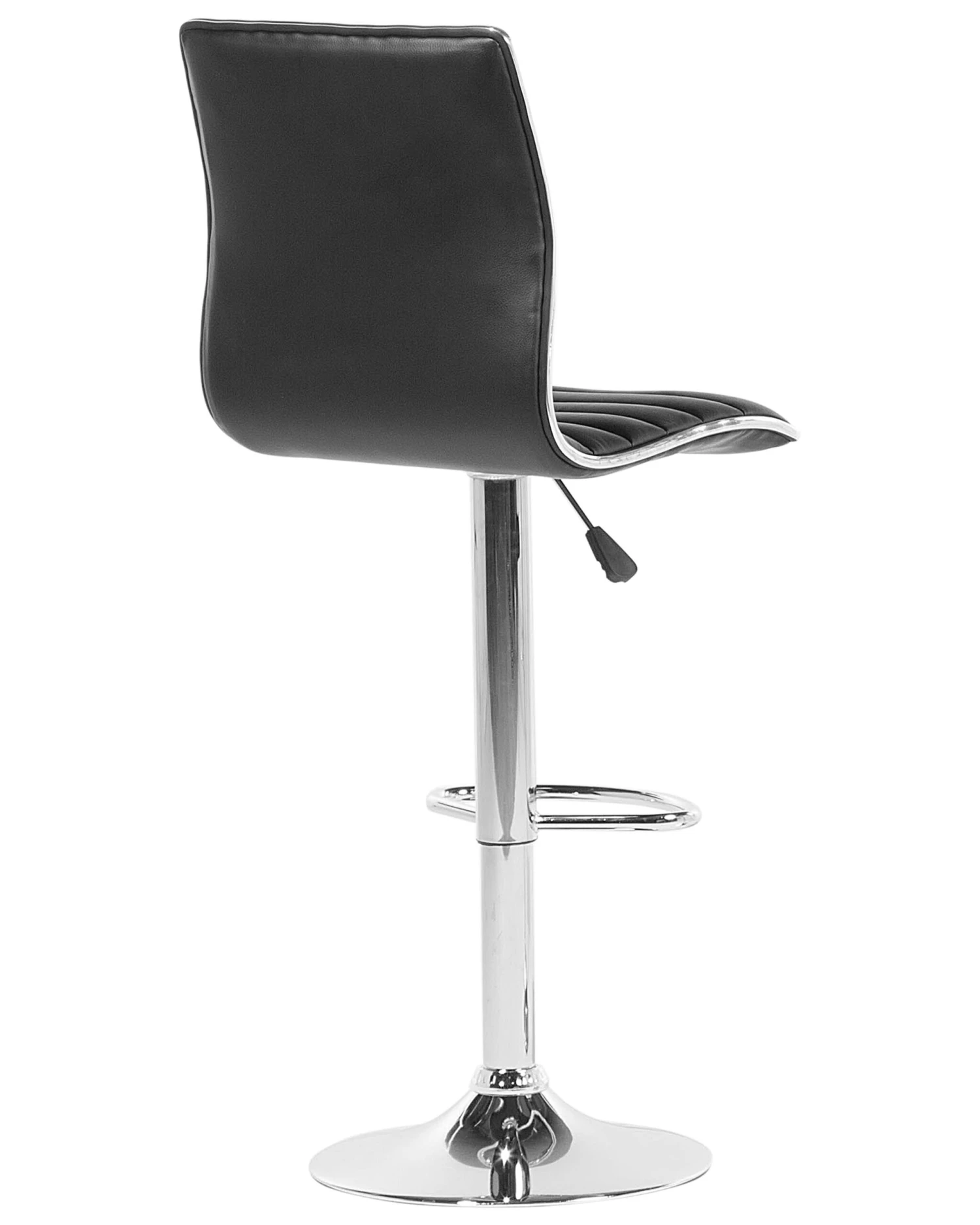 Set Di 2 Sgabelli Ecopelle Nero LUCERNE 6 Set Di 2 Sgabelli Ecopelle Nero LUCERNE - immagine 4