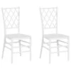 Set Di 2 Sedie Plastica Bianco CLARION 2 Set Di 2 Sedie Plastica Bianco CLARION -Beliani undef src sa picid 782831 type whitesh image