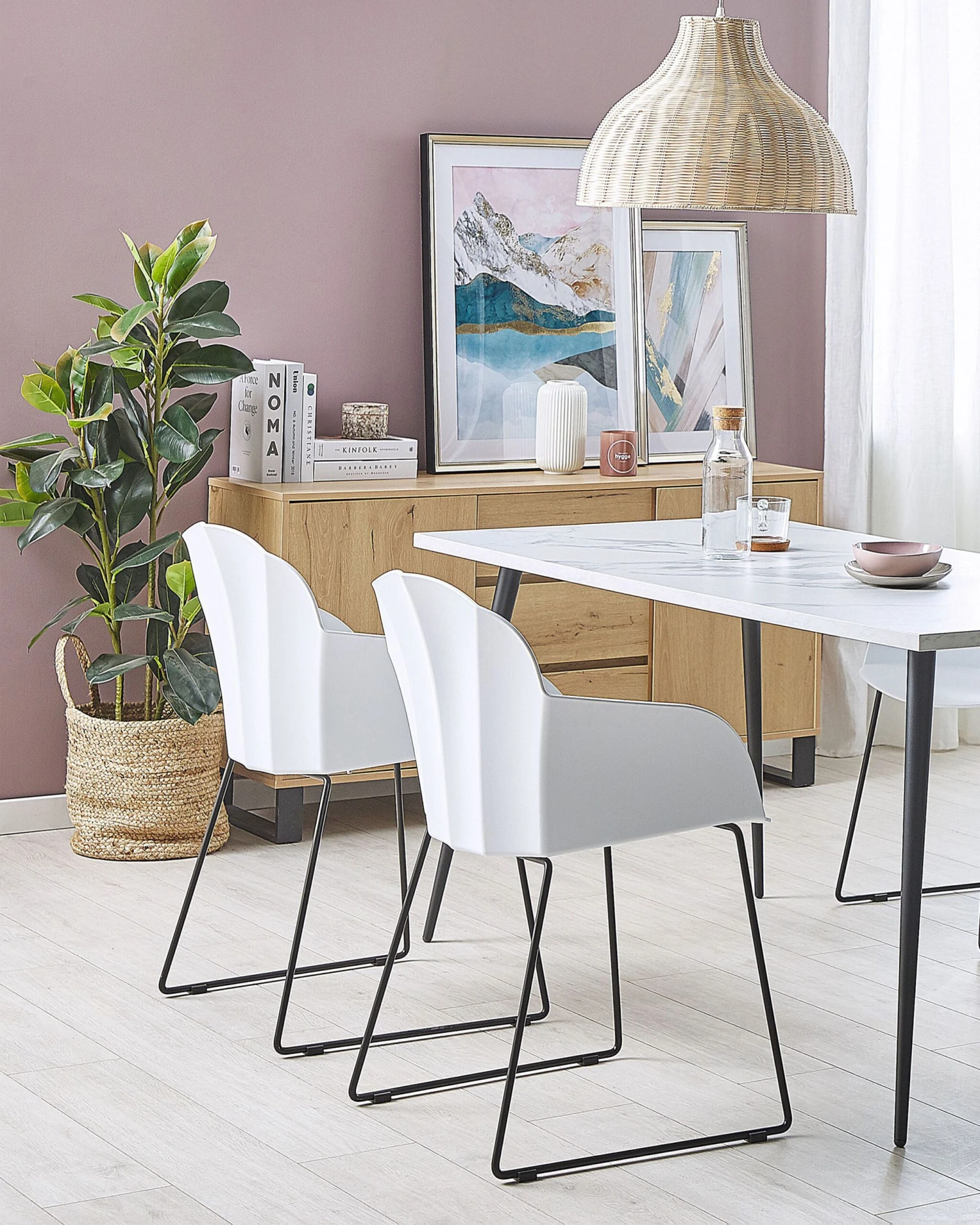 Tavolo Da Pranzo Effetto Marmo Bianco E Nero SANTIAGO Varie Dimensioni 5 Tavolo Da Pranzo Effetto Marmo Bianco E Nero SANTIAGO Varie Dimensioni - immagine 3