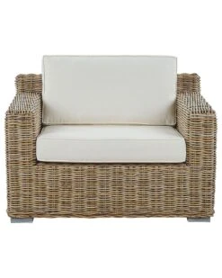 Set Di 2 Poltrone Rattan Naturale Bianco ARDEA -Beliani undef src sa picid 785376 type whitesh image