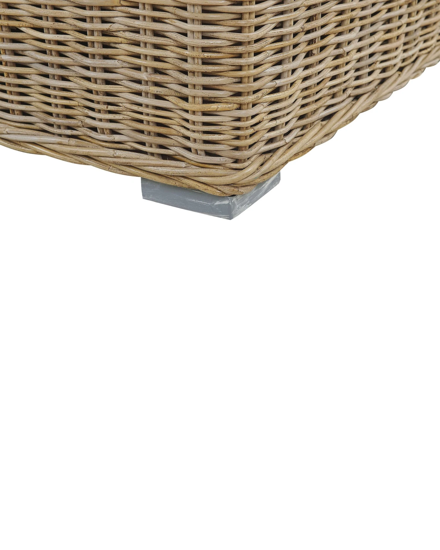 Set Di 2 Poltrone Rattan Naturale Bianco ARDEA - immagine 7
