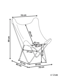 Sedia A Farfalla A Motivo Pezzato Marrone E Bianco NYBRO 21 Sedia A Farfalla A Motivo Pezzato Marrone E Bianco NYBRO -Beliani undef src sa picid 788686 type whitesh image