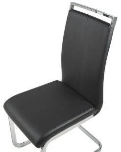 Set Di 2 Sedie Ecopelle Nero GREEDIN -Beliani undef src sa picid 790052 type whitesh image