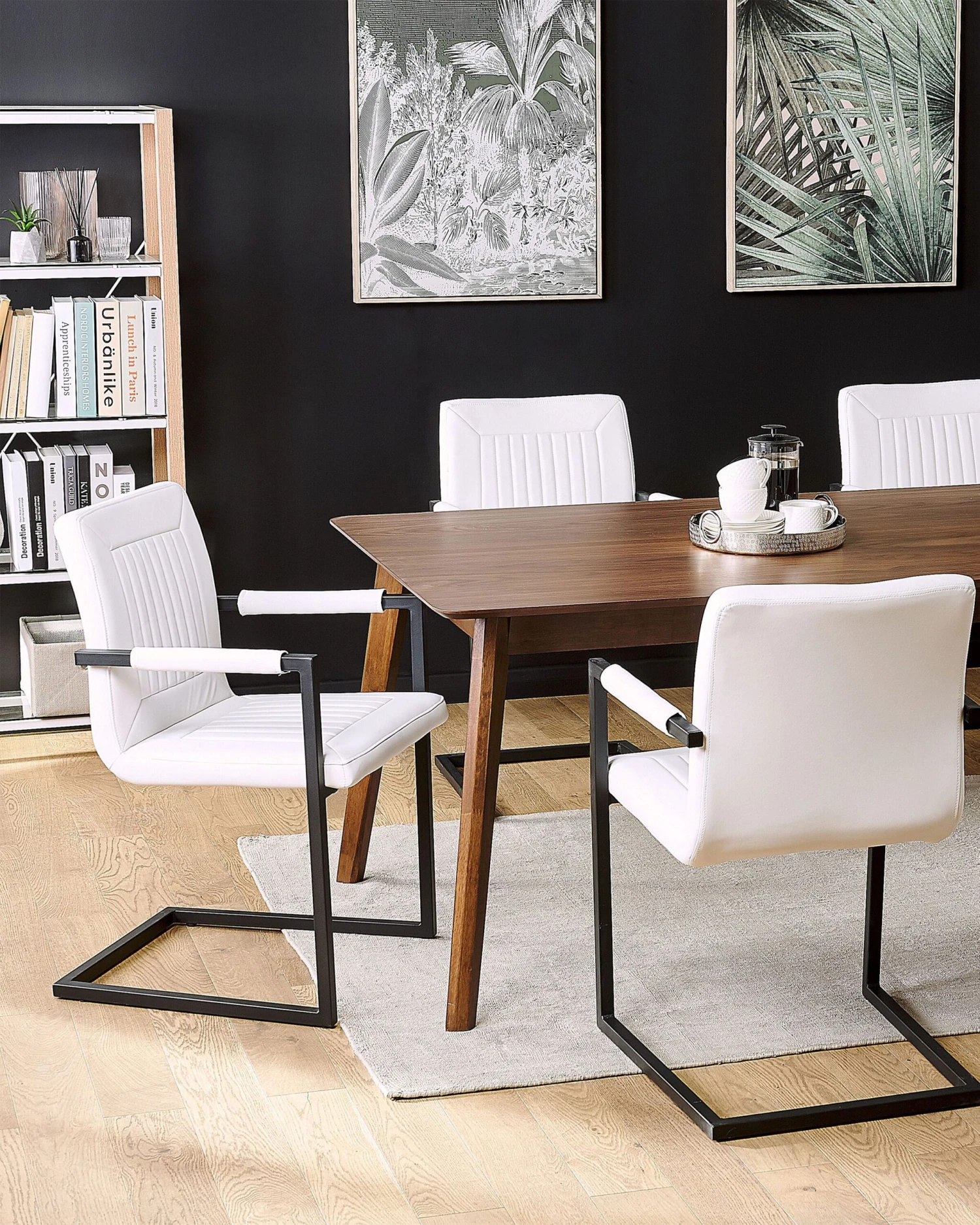 Set Di 2 Sedie Ecopelle Crema BRANDOL - immagine 2