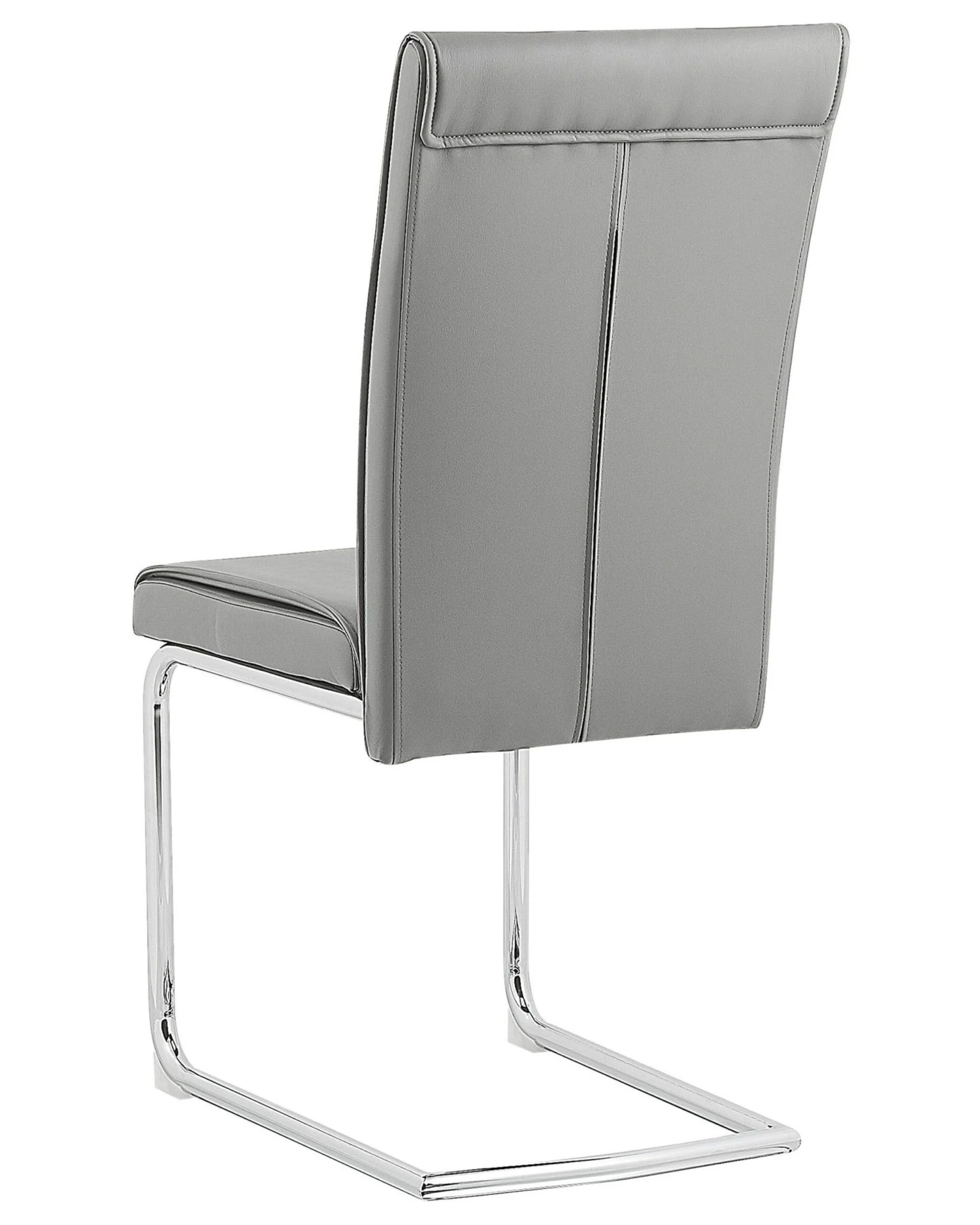 Set Di 2 Sedie Ecopelle Grigio ROVARD - immagine 5