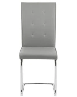 Set Di 2 Sedie Ecopelle Grigio ROVARD -Beliani undef src sa picid 790114 type whitesh image