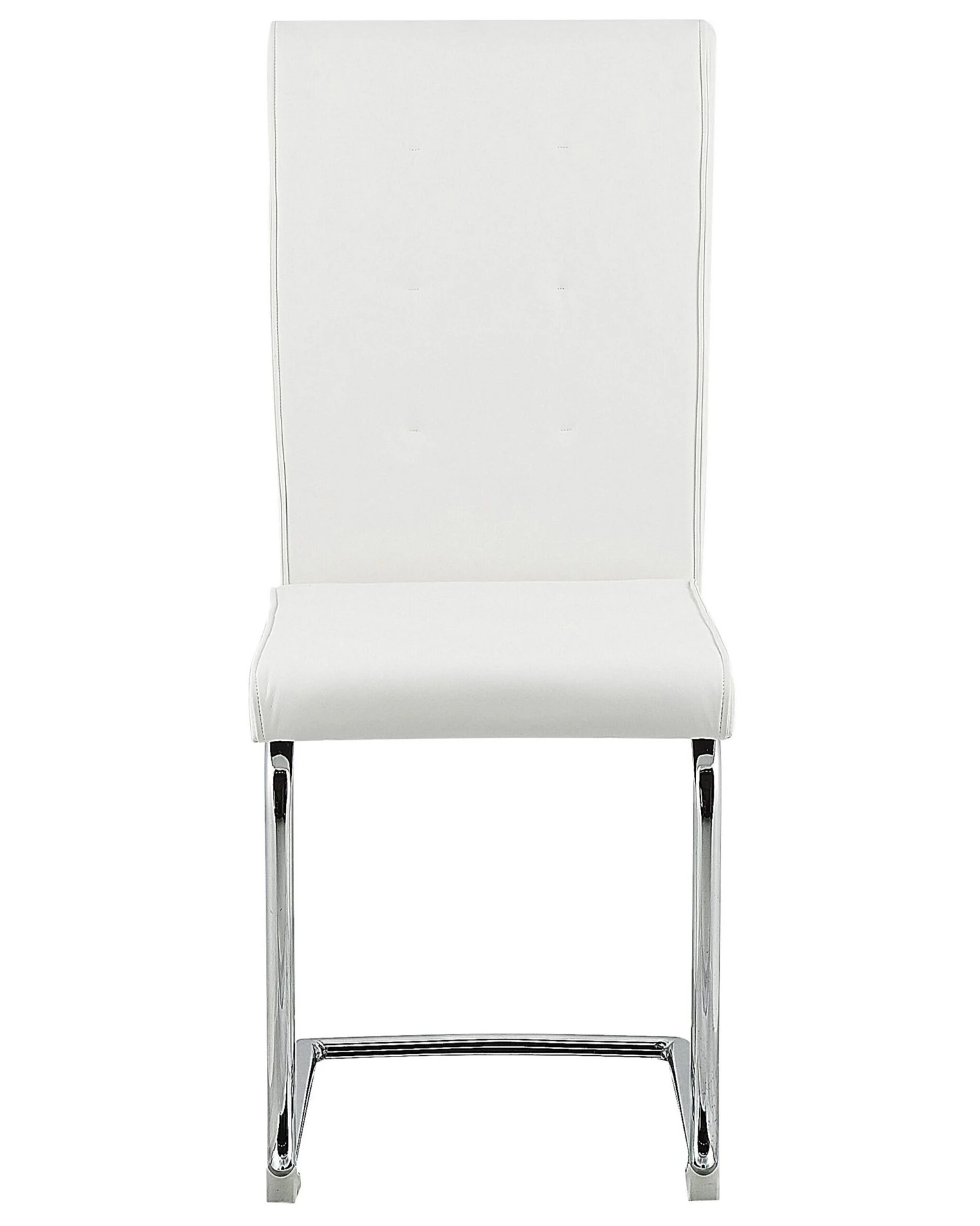 Set Di 2 Sedie Da Pranzo Ecopelle Beige ROVARD 5 Set Di 2 Sedie Da Pranzo Ecopelle Beige ROVARD - immagine 3