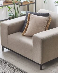 Set Di 2 Poltrone Da Giardino Beige E Nero ROVIGO 14 Set Di 2 Poltrone Da Giardino Beige E Nero ROVIGO -Beliani undef src sa picid 795022 type whitesh image