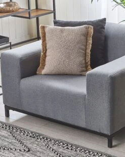 Set Di 2 Poltrone Da Giardino Grigio E Nero ROVIGO 14 Set Di 2 Poltrone Da Giardino Grigio E Nero ROVIGO -Beliani undef src sa picid 795302 type whitesh image