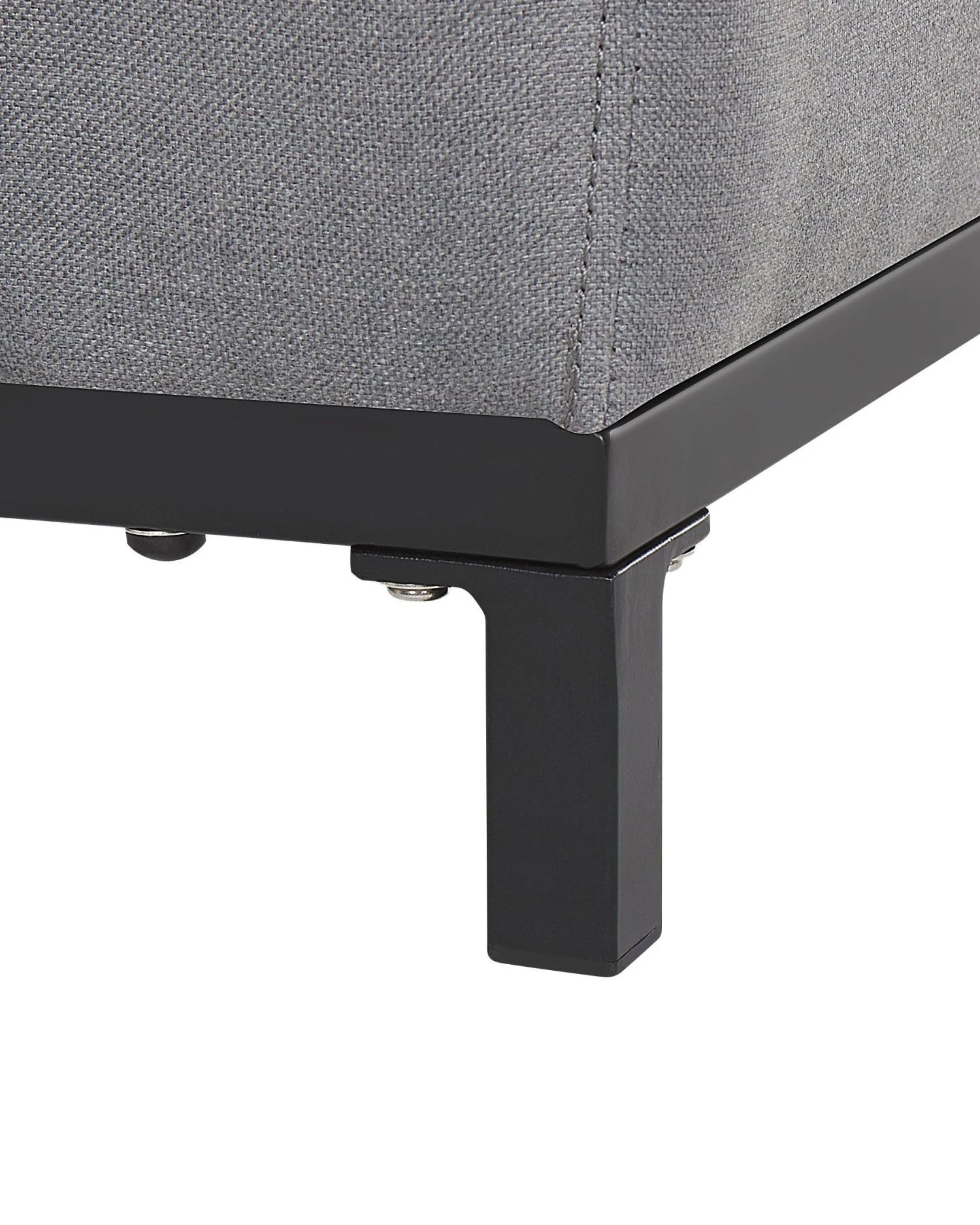 Set Di 2 Poltrone Da Giardino Grigio E Nero ROVIGO 10 Set Di 2 Poltrone Da Giardino Grigio E Nero ROVIGO - immagine 8