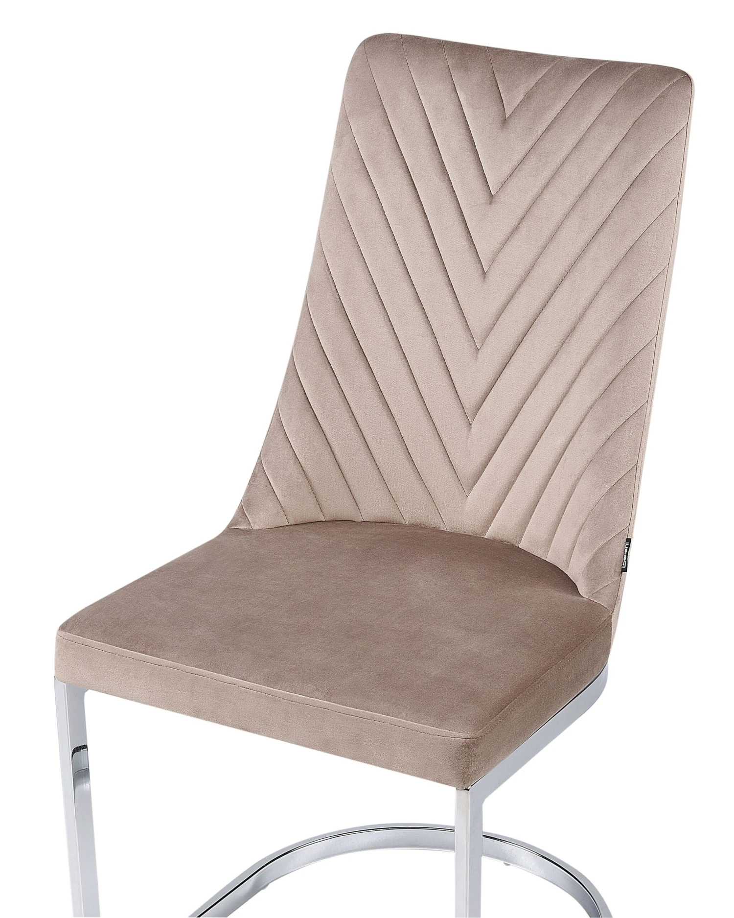 Set Di 2 Sedie Velluto Beige ALTOONA 8 Set Di 2 Sedie Velluto Beige ALTOONA - immagine 6