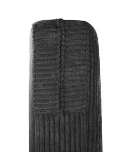 Poltrona In Velluto A Coste Nero VIND 21 Poltrona In Velluto A Coste Nero VIND -Beliani undef src sa picid 797058 type whitesh image