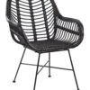 Sedia Rattan Nero CANORA -Beliani undef src sa picid 799493 type whitesh image