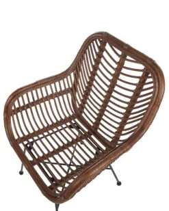 Sedia Rattan Marrone CANORA 14 Sedia Rattan Marrone CANORA -Beliani undef src sa picid 799504 type whitesh image