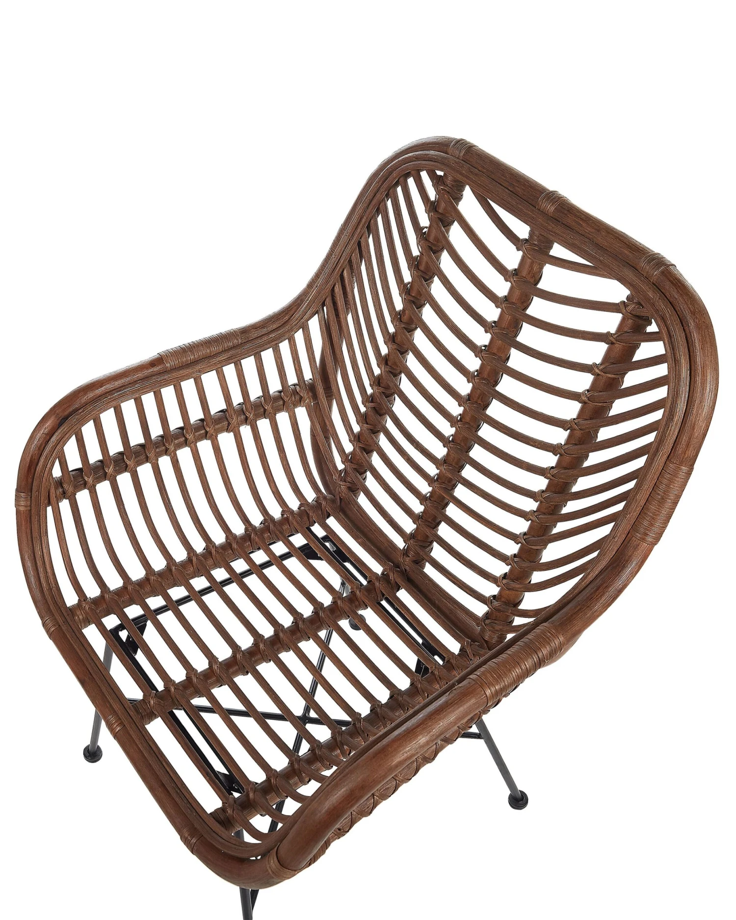 Sedia Rattan Marrone CANORA 7 Sedia Rattan Marrone CANORA - immagine 5