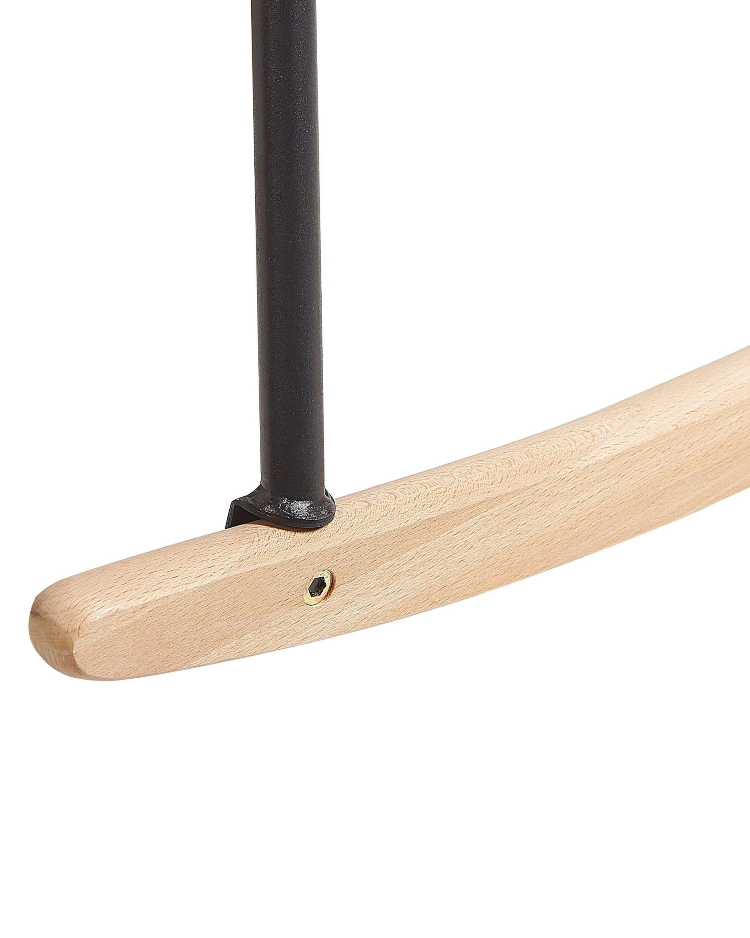 Sedia A Dondolo Velluto Grigio LIARUM 9 Sedia A Dondolo Velluto Grigio LIARUM - immagine 7