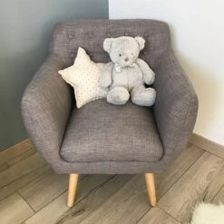 Poltrona Tessuto Grigio MELBY 17 Poltrona Tessuto Grigio MELBY -Beliani undef src sa picid 801263 type whitesh image