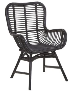 Sedia Rattan Nero TOGO