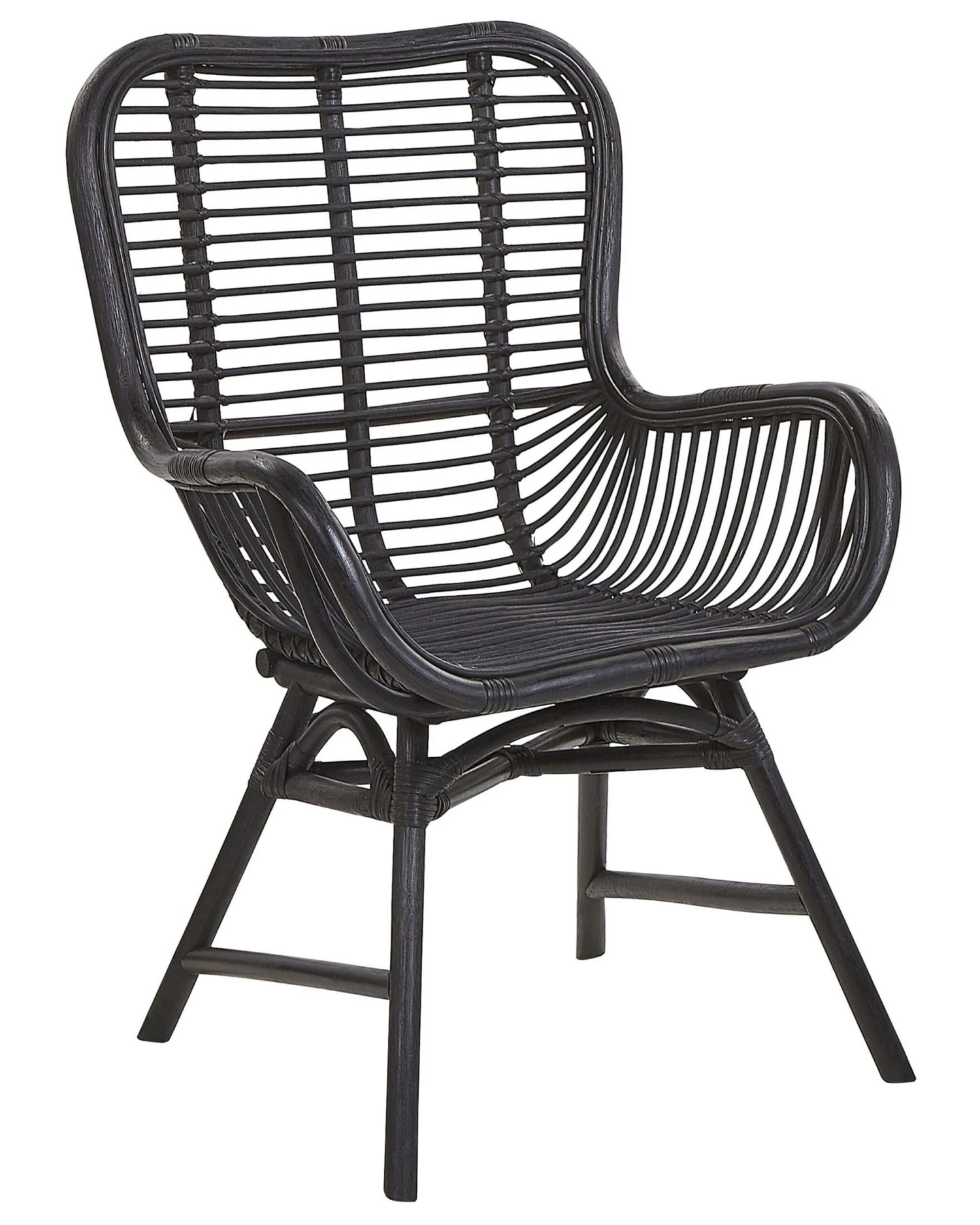 Sedia Rattan Nero TOGO