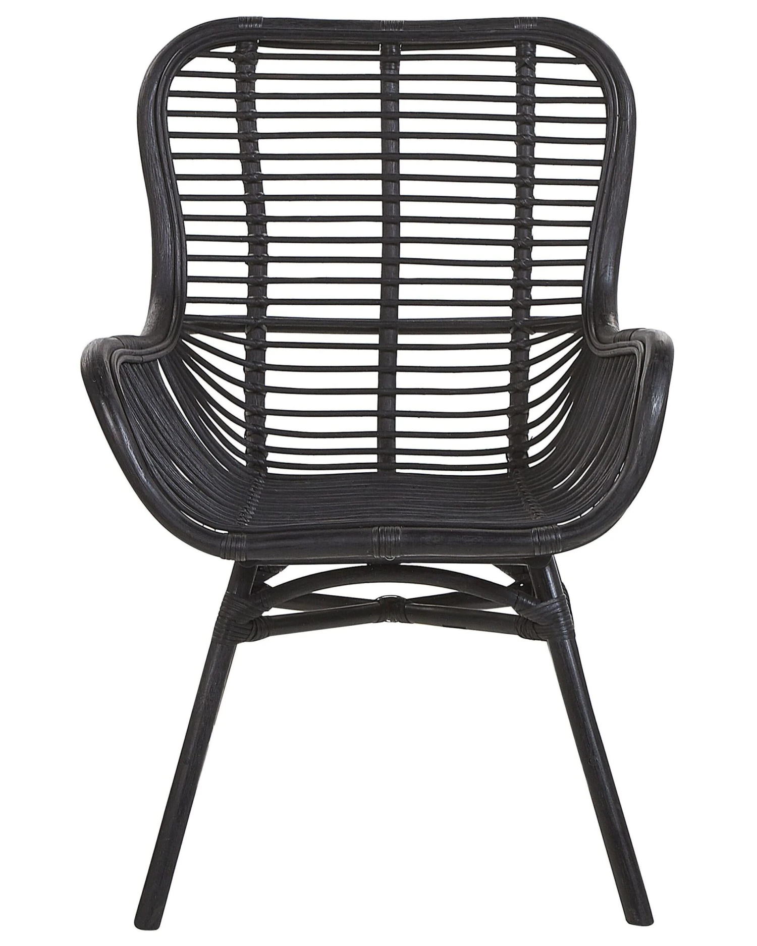 Sedia Rattan Nero TOGO - immagine 7