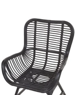 Sedia Rattan Nero TOGO -Beliani undef src sa picid 801314 type whitesh image