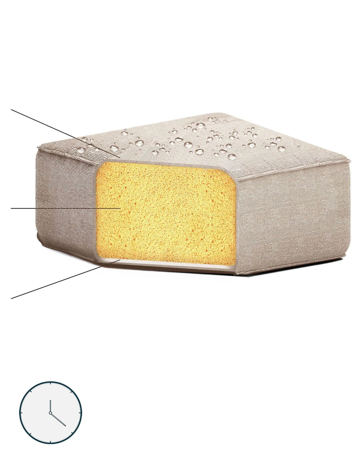 Set Di 2 Poltrone Da Giardino Beige E Nero ROVIGO 11 Set Di 2 Poltrone Da Giardino Beige E Nero ROVIGO - immagine 9