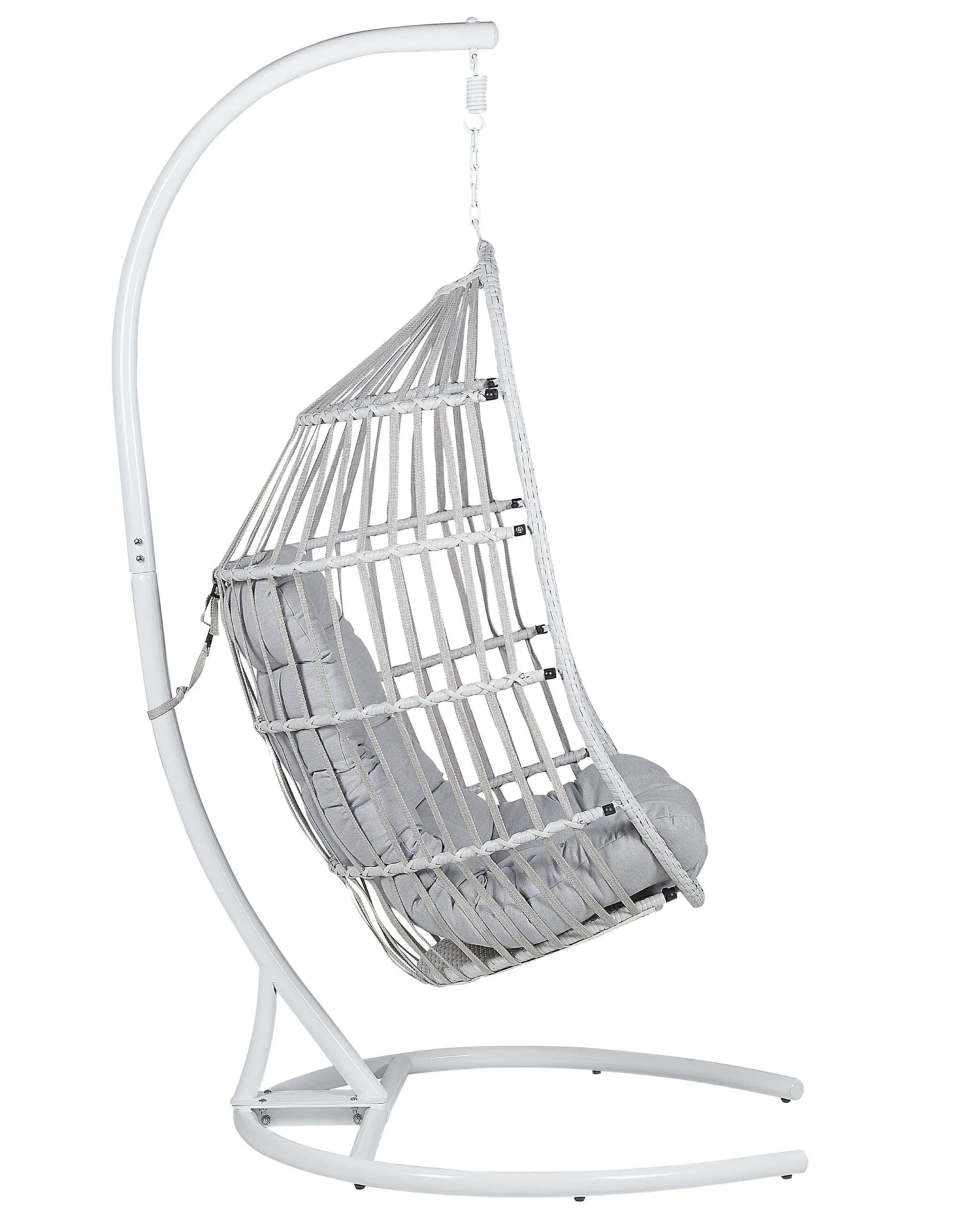 Poltrona Sospesa Con Piedistallo Grigio Chiaro SESIA 10 Poltrona Sospesa Con Piedistallo Grigio Chiaro SESIA - immagine 8