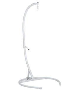 Poltrona Sospesa Con Piedistallo Grigio Chiaro SESIA 20 Poltrona Sospesa Con Piedistallo Grigio Chiaro SESIA -Beliani undef src sa picid 806062 type whitesh image