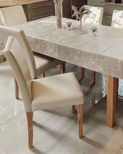 Set Di 2 Sedie Pelle Sintetica Beige E Legno Chiaro BROADWAY 14 Set Di 2 Sedie Pelle Sintetica Beige E Legno Chiaro BROADWAY -Beliani undef src sa picid 809880 type whitesh image