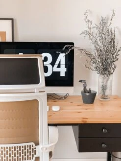 Sedia Da Ufficio Marrone Chiaro Braccioli Bianchi LEADER 16 Sedia Da Ufficio Marrone Chiaro Braccioli Bianchi LEADER -Beliani undef src sa picid 812838 type whitesh image