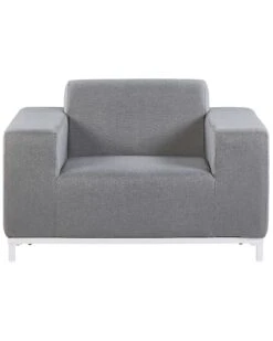 Set Di 2 Poltrone Da Giardino Grigio E Bianco ROVIGO 15 Set Di 2 Poltrone Da Giardino Grigio E Bianco ROVIGO -Beliani undef src sa picid 816856 type whitesh image