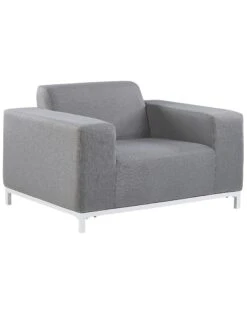 Set Di 2 Poltrone Da Giardino Grigio E Bianco ROVIGO 16 Set Di 2 Poltrone Da Giardino Grigio E Bianco ROVIGO -Beliani undef src sa picid 816857 type whitesh image