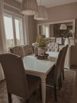 Set Di 2 Sedie Da Pranzo Tessuto Beige SHIRLEY -Beliani undef src sa picid 817572 type whitesh image