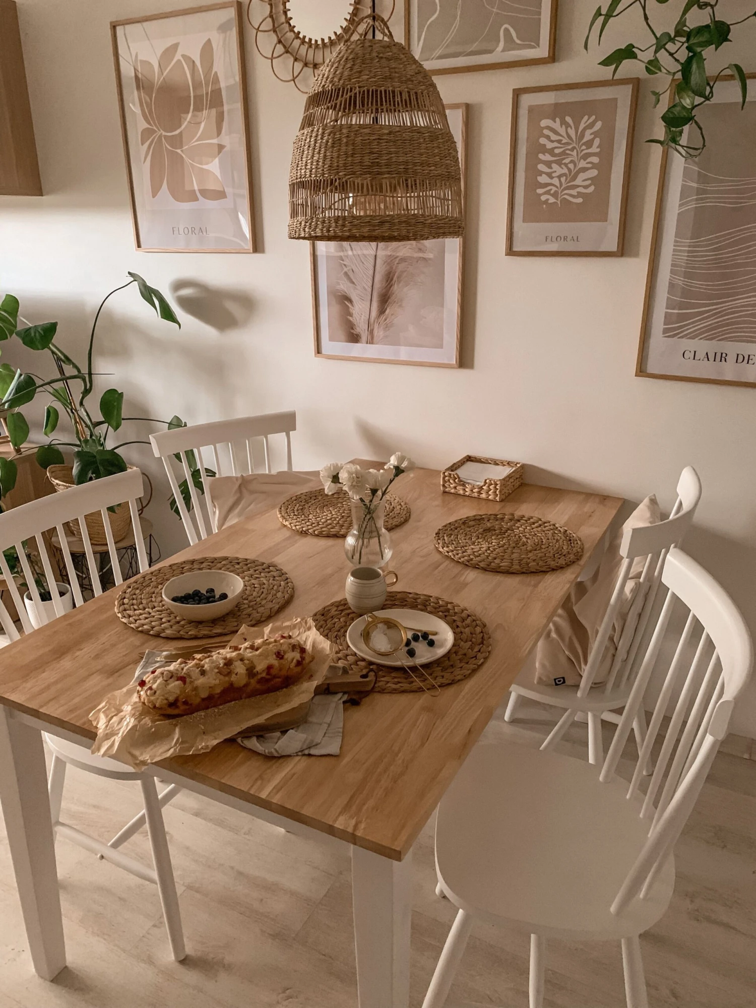 Set Di 2 Sedie Legno Bianco BURGES 7 Set Di 2 Sedie Legno Bianco BURGES - immagine 5