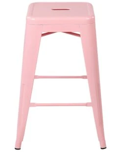 Set Di 2 Sgabelli Metallo Rosa 60 Cm CABRILLO 12 Set Di 2 Sgabelli Metallo Rosa 60 Cm CABRILLO -Beliani undef src sa picid 828621 type whitesh image