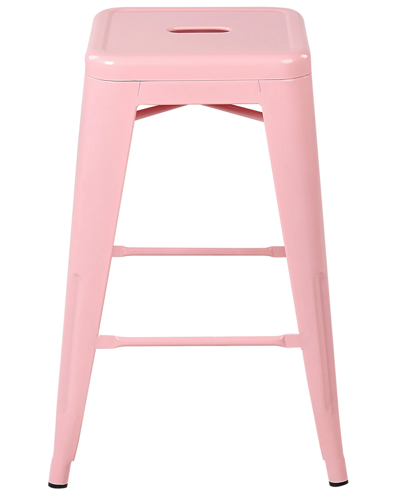 Set Di 2 Sgabelli Metallo Rosa 60 Cm CABRILLO 6 Set Di 2 Sgabelli Metallo Rosa 60 Cm CABRILLO - immagine 4