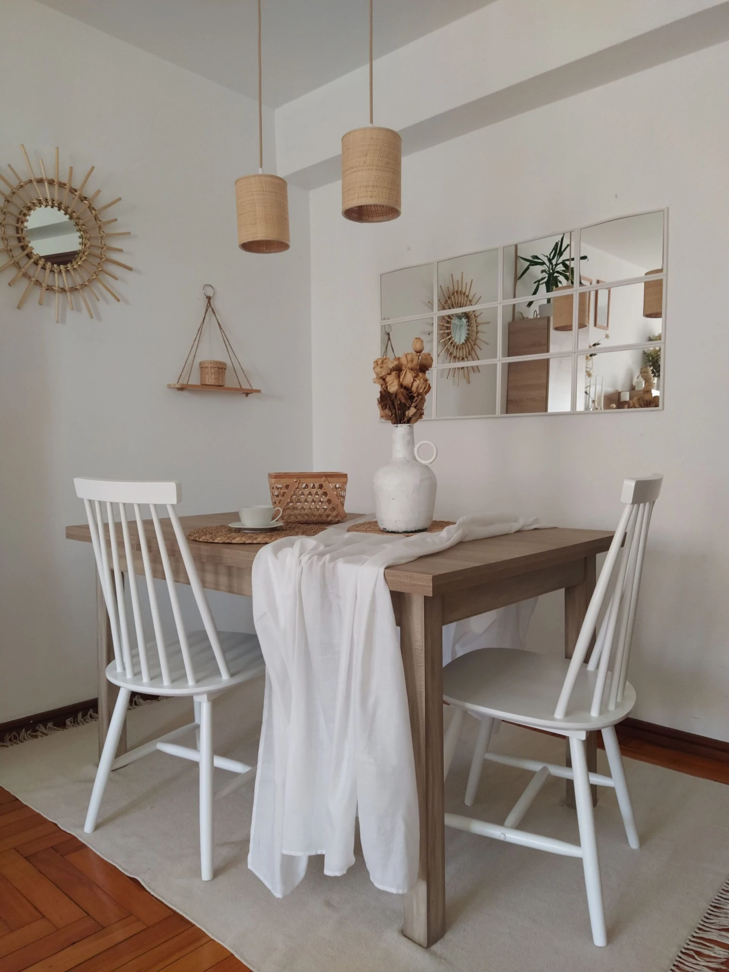 Set Di 2 Sedie Legno Bianco BURBANK 12 Set Di 2 Sedie Legno Bianco BURBANK - immagine 10