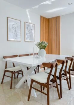 Set Di 2 Sedie Legno Bianco LYNN 19 Set Di 2 Sedie Legno Bianco LYNN -Beliani undef src sa picid 831801 type whitesh image