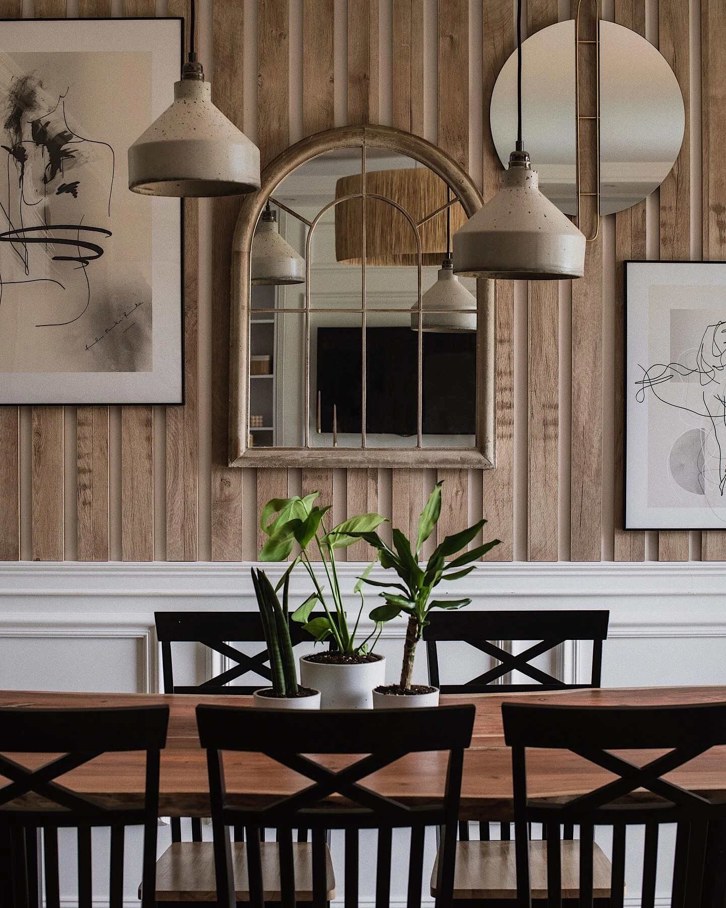 Set Di 2 Sedie Legno Nero E Marrone HOUSTON - immagine 4