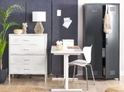 Set Di 2 Sedie Plastica Bianca BOONVILLE 14 Set Di 2 Sedie Plastica Bianca BOONVILLE -Beliani undef src sa picid 844047 type color image