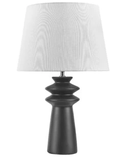Lampada Da Tavolo Ceramica Nero 57 Cm MORANT