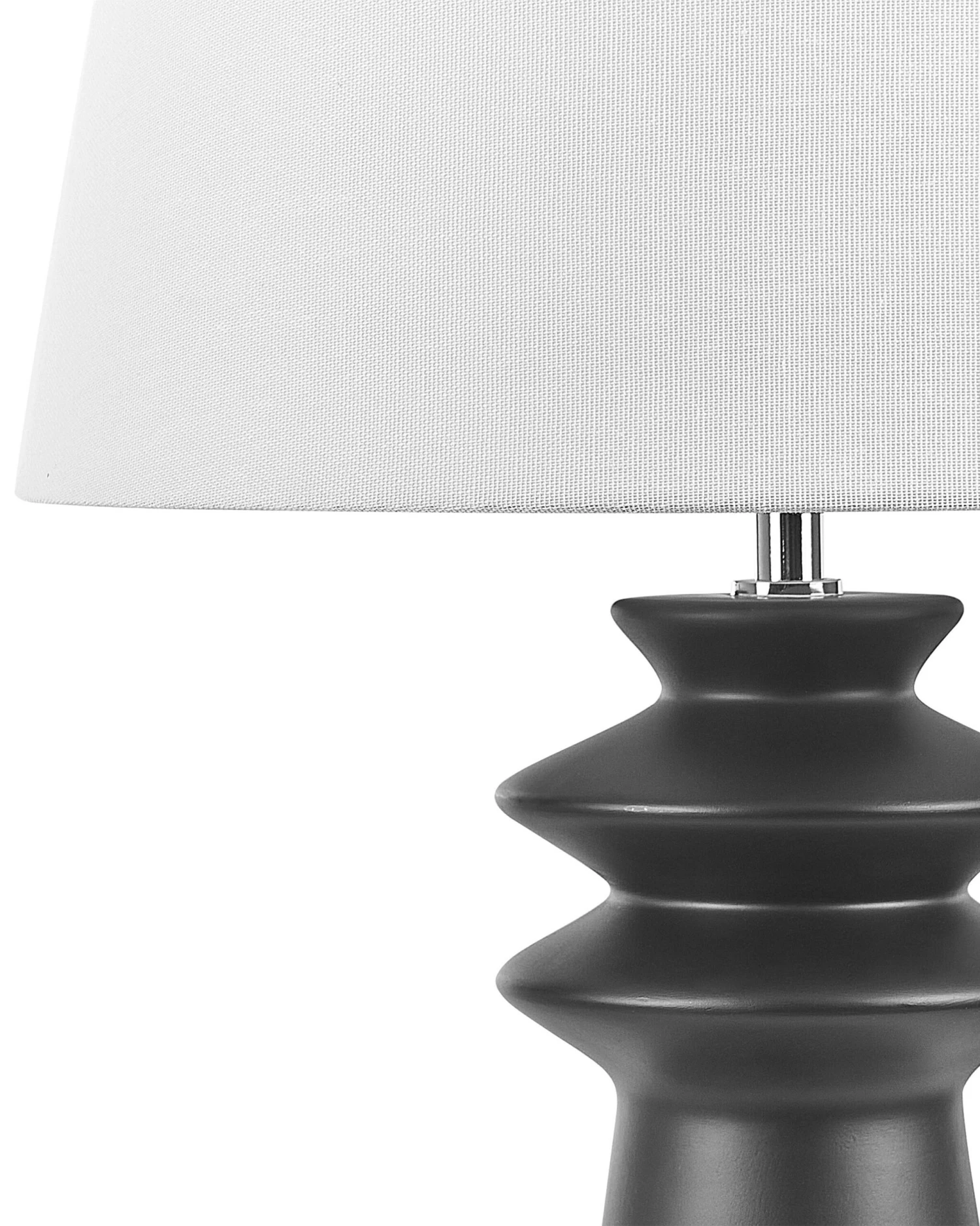 Lampada Da Tavolo Ceramica Nero 57 Cm MORANT 9 Lampada Da Tavolo Ceramica Nero 57 Cm MORANT - immagine 8