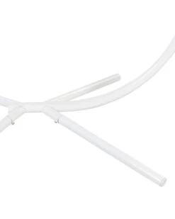 Sedia Sospesa Con Piedistallo Bianco E Grigio ARCO 20 Sedia Sospesa Con Piedistallo Bianco E Grigio ARCO -Beliani undef src sa picid 844237 type whitesh image