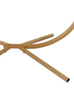 Sedia Sospesa Con Piedistallo Beige E Bianco ARCO 20 Sedia Sospesa Con Piedistallo Beige E Bianco ARCO -Beliani undef src sa picid 844251 type whitesh image