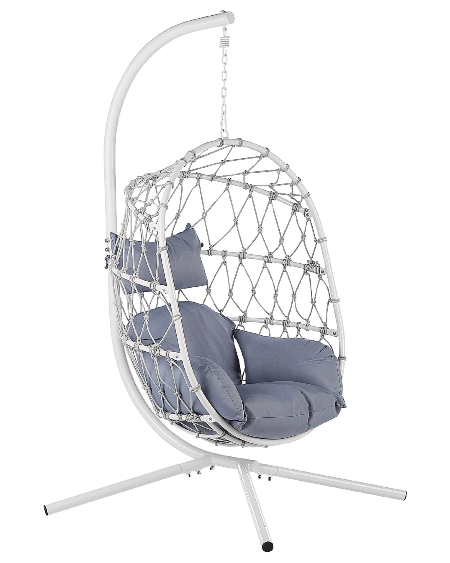 Sedia Sospesa Rattan Bianco ADRIA 3 Sedia Sospesa Rattan Bianco ADRIA